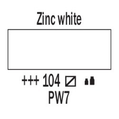 Білила цинкові (104), 20 мл., акрилова фарба, Amsterdam Royal Talens
