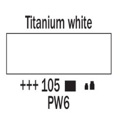 Білила титанові (105), 20 мл., акрилова фарба, Amsterdam Royal Talens