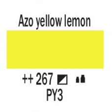 AZO Жовтий лимонний (267), 20 мл., акрилова фарба, Amsterdam Royal Talens