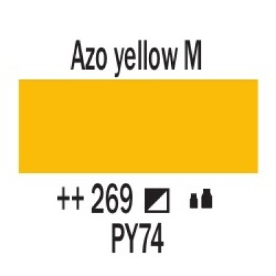 AZO Жовтий середній (269), 20 мл., акрилова фарба, Amsterdam Royal Talens