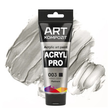 Платина акрилова фарба, 75 мл., 003 Acryl PRO Kompozit