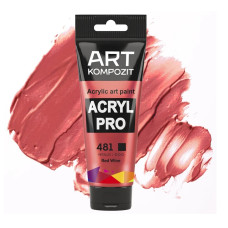Червоне вино акрилова фарба, 75 мл., 481 Acryl PRO Kompozit