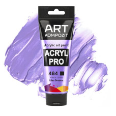 Бузкові мрії акрилова фарба, 75 мл., 484 Acryl PRO Kompozit