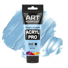 Блакитне небо акрилова фарба, 75 мл., 362 Acryl PRO Kompozit