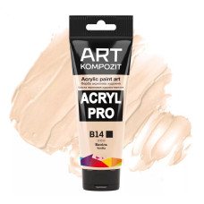 Ваніль акрилова фарба, 75 мл., B14 Acryl PRO Kompozit