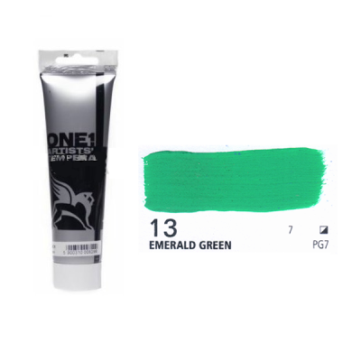 Темперна Зелена смарагдова, 100 мл. № 13 Renesans