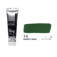Зелений Хукера темперна фарба, 100 мл., 14 Tempera one Renesans