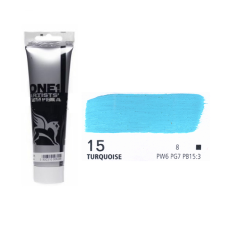 Бірюзова темперна фарба, 100 мл., 15 Tempera one Renesans