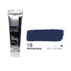 Синя прусська темперна фарба, 100 мл., 18 Tempera one Renesans