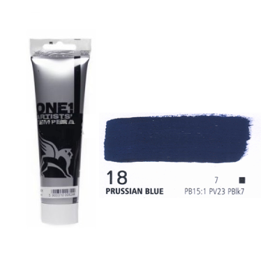 Фарба темперна Синя прусська, 100мл. №18 Renesans