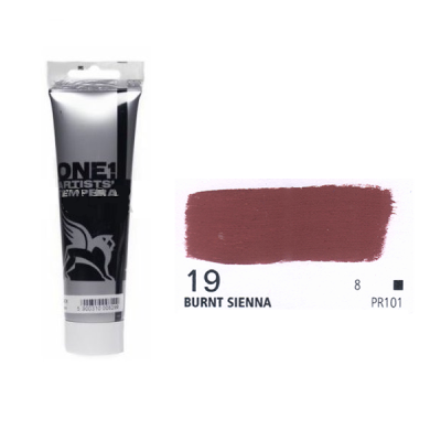 Фарба темперна Сієна палена, 100 мл. №19 Renesans