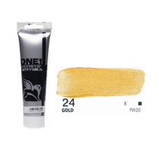 Золото, темперна фарба, 100 мл., 24 Tempera one Renesans