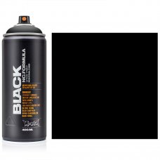 Чорна акрилова аерозольна фарба, 400 мл., Montana BLACK 9001 Чорна акрилова аерозольна фарба, 400 мл., Montana BLACK 9001