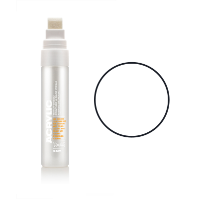 Акриловый маркер Белый, Montana ACRYLIC Marker 15 mm