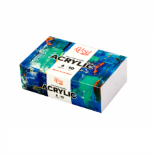 Набір акрилових фарб, 6 кольорів по 10 мл., COLOR ROSA START Набір акрилових фарб, 6 кольорів по 10 мл., COLOR ROSA START