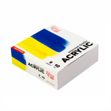 Набір акрилових фарб, 9 кольорів по 10 мл., Ukraine ROSA START Набір акрилових фарб, 9 кольорів по 10 мл., Ukraine ROSA START