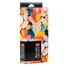 Набір акрилових фарб, 18 кольорів по 10 мл., матові, Nature Arteo