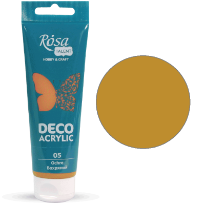 Фарба акрилова Вохряна 75 мл., Rosa 322205