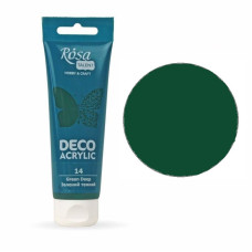 Зелена темна акрилова фарба для декору, 75 мл., 14 ROSA Talent