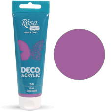 Бузкова акрилова фарба для декору, 75 мл., 36 ROSA Talent
