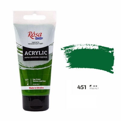 Акрилова Зелена трав’яна 75 мл., Rosa 32241451