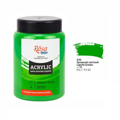 Фарба акрилова Зелена світла Роса 400мл