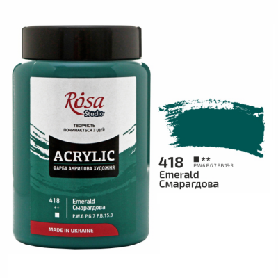 Краска акриловая Изумрудная Роса 400мл