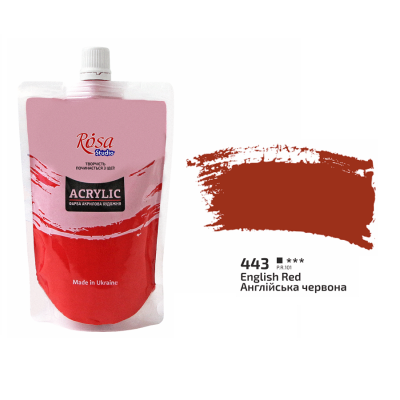 Акрилова Англійська червона 200 мл Rosa 323200443