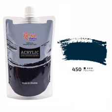 Индиго акриловая краска, 200 мл., 450 ROSA Studio