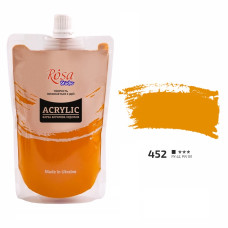 Вохра золотиста акрилова фарба, 200 мл., 452 ROSA Studio