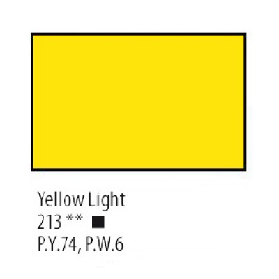 Жовта світла акрилова фарба, 75 мл, Сонет