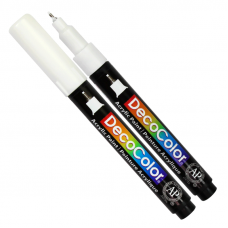 Белый акриловый маркер, 0.7 мм., 115-S 0 Marvy