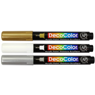 Акриловый маркер Белый, Marvy 115-S-0 0.7 mm.