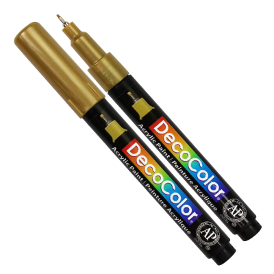 Акриловый маркер Золото, Marvy 115-S-gld 0.7 mm.