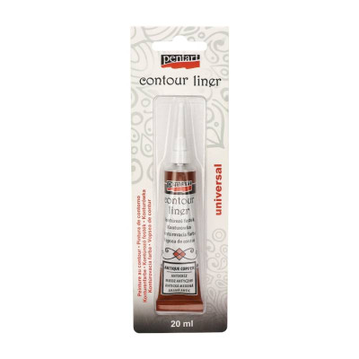 Акриловый контур Медь античная, 20 мл., Pentart