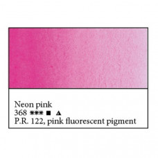 Неонова рожева акварельна фарба, кювета 2.5 мл., ЗХФ Білі Ночі 368