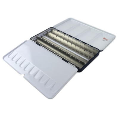 Пенал для акварельних фарб металевий, на 28 кювет, ROSA Gallery