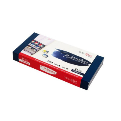 Акварельні фарби Роса 21 колір 340021