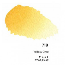 Вохра жовта акварельна фарба, кювета 2.5 мл., ROSA Gallery 719