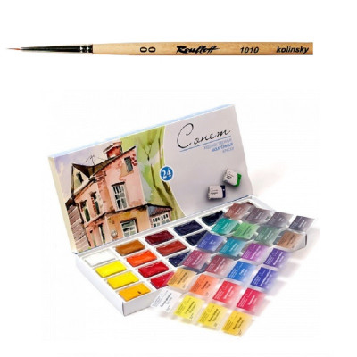 Колнок Рубльофф с набором акварели Сонет
