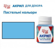 Небесно-блакитний, акрил для декору, 20 мл, ROSA Talent
