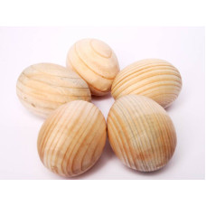 Набор деревянных яиц, 6 см., 5 шт.