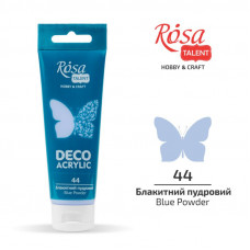 Блакитний пудра, матовий, Акрил для декору, 75 мл, ROSA Talent
