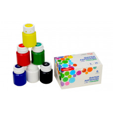 Набор акриловых глянцевых красок, 6 цветов по 20 мл., ROSA Talent