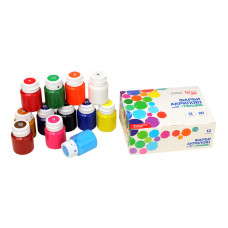 Набор акриловых глянцевых красок, 12 цветов по 20 мл., ROSA Talent