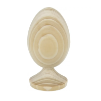 Деревянное яйцо на подставке, высота с ножкой 9,2 см.,