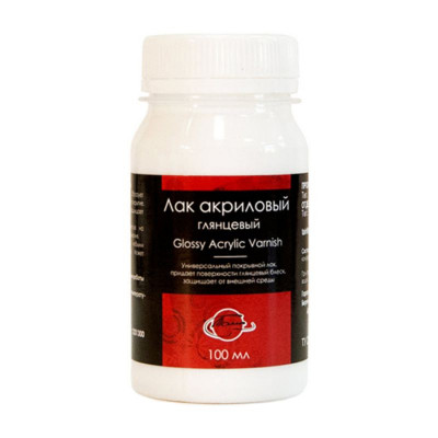 Лак акриловий, 100 мл., глянцевий, Таир