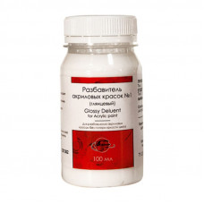 Розчинник акрилових фарб №1, 100 мл., глянцевий, Таир Розчинник акрилових фарб №1, 100 мл., глянцевий, Таир