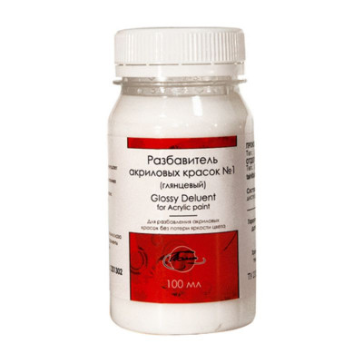 Розчинник акрилових фарб №1, 100 мл., глянцевий, Таир