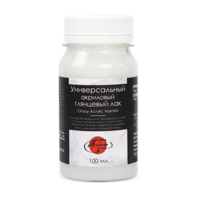 Лак акриловий Універсальний, 100 мл., глянцевий, Таир